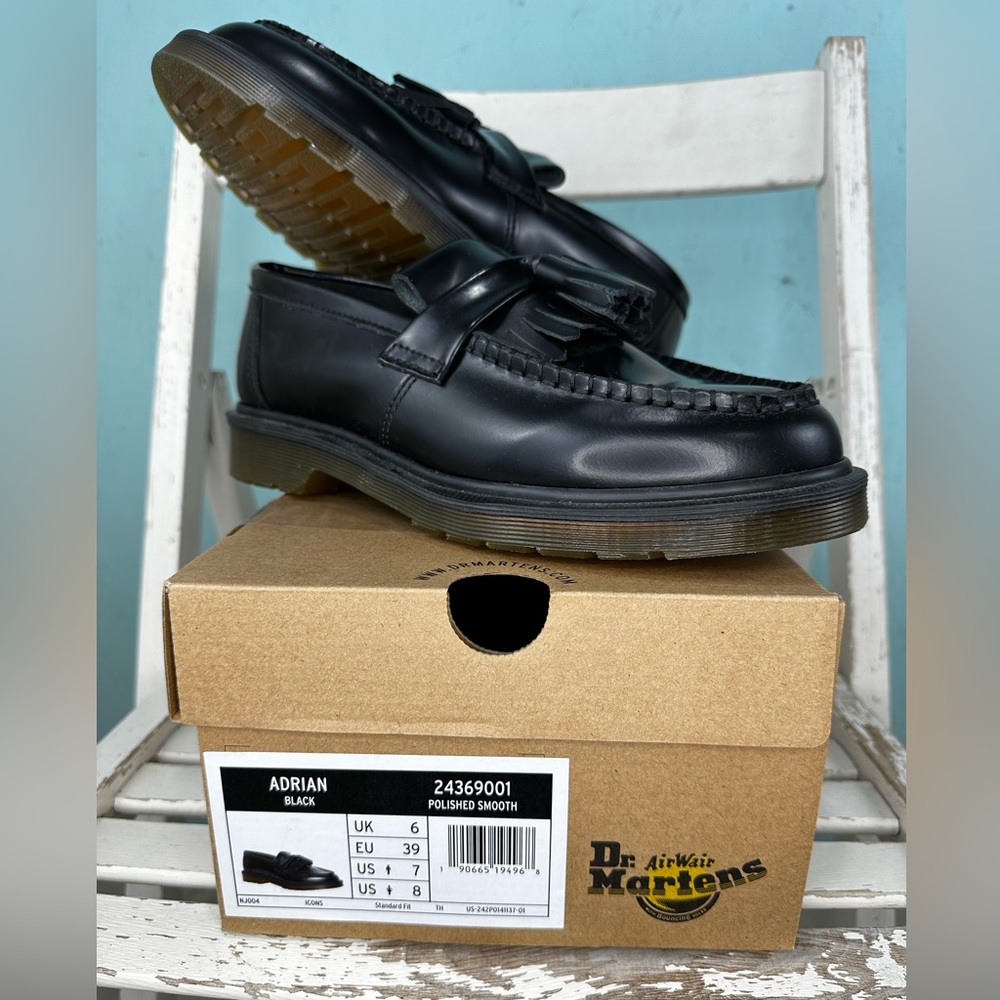 ADRIAN BEX SMOOTH LEATHER TASSEL LOAFERS
